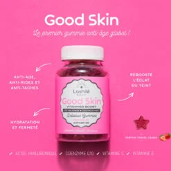 Gummies Vegan Good Skin Vitamines Boost Lashilé X60 -Style & Brillance Good Skin Lashile 72904.1684846902
