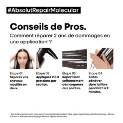 Sérum à Rincer Absolut Repair Molecular L'Oréal Professionnel 250 Ml -Style & Brillance SERUM A RINCER 4 94256.1694089660