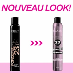 Strong Hold Hairspray 23 Redken 400ml -Style & Brillance Spray Fixant Strong Hold Redken Styling New Look 57148.1694768631