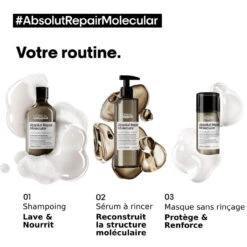 Shampooing Absolut Repair Molecular L'Oréal Professionnel 500 Ml -Style & Brillance molecular 1 25564.1694081532.1280.1280 68640.1694081968