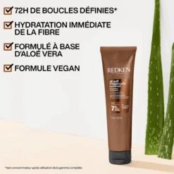Soin Sans Rinçage Hydratant All Soft Mega Curls Redken 150ml -Style & Brillance rdk 7 traitement 87496.1684847325